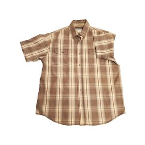 Ralph Lauren Chaps button up shirt sleeve size Large